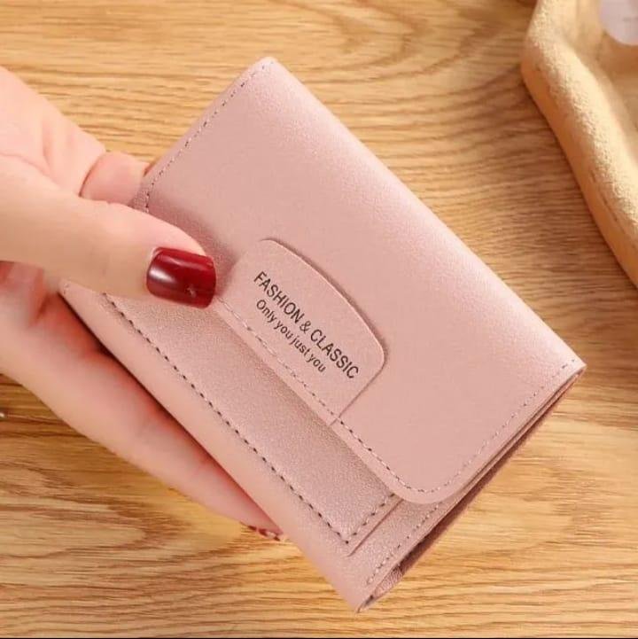 Tri Fold Wallet for Women with ID Window & Multiple Pockets