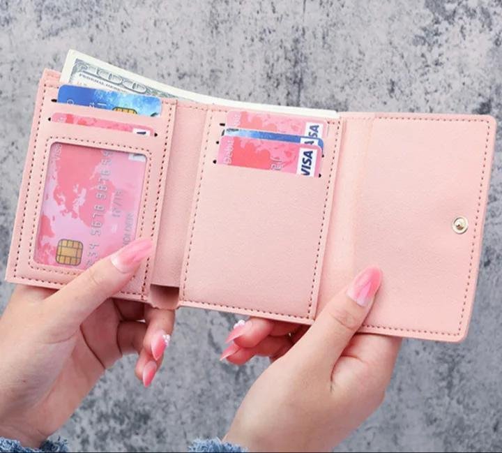 Tri Fold Wallet for Women with ID Window & Multiple Pockets
