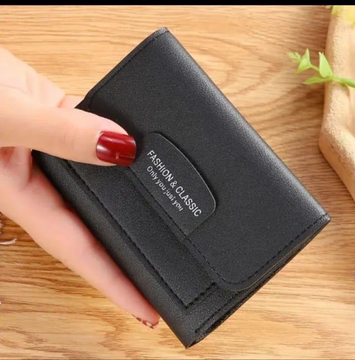 Tri Fold Wallet for Women with ID Window & Multiple Pockets