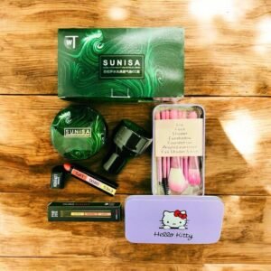 Ultimate 3 in 1 Makeup Set with Brushes & Lipsticks