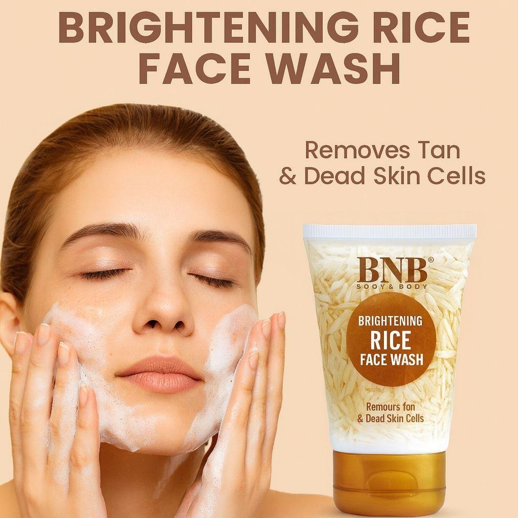 Brightening Face Wash with Rice Milk for All Skin Types