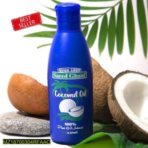 100% Coconut Oil for Hair & Skin 100ml Blue Bottle