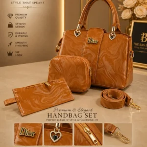Girl’s Leather Textured Hand Bag