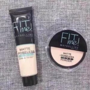 Maybelline Fit Me Matte Poreless Foundation & Powder Set