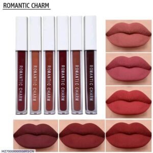 Romantic Empire Matte Lip Gloss 6 Shades Long Lasting